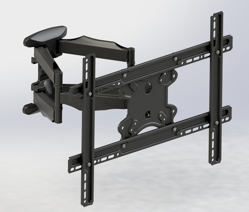 TECNO STAFFA PER TV DOPPIO SNODO UNIVERSALE NERO 23/65" ST011