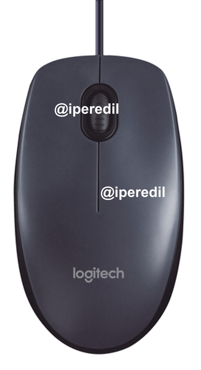 LOGITECH MOUSE OTTICO USB M100 NERO 910-006652