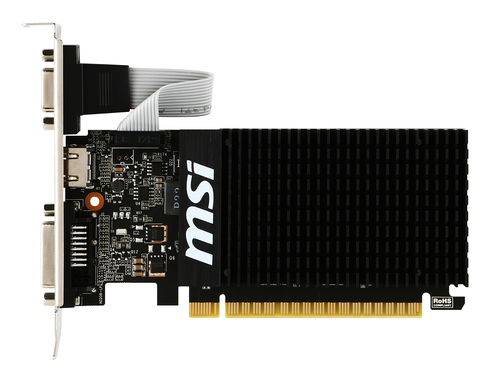 MSI VGA GT710 2GB 2GD3H LP VGA/DVI/HDMI GDDR3 V809-2000R