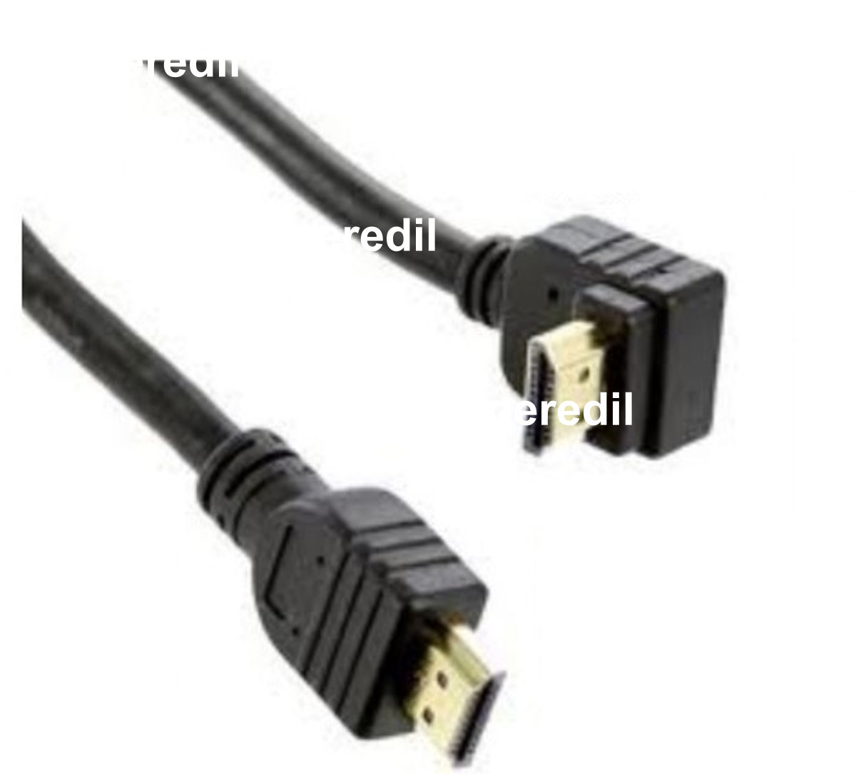 TECNO CAVO HDMI 3 METRI TERMINALI ORO CON UNO CURVO SUPPORTA 4K