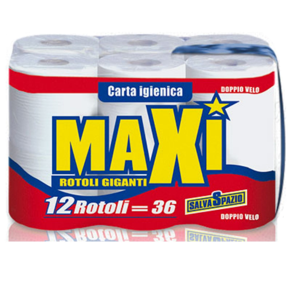MAXI CARTA IGIENICA CONFEZIONE DA 12PZ