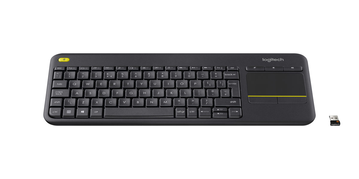 LOGITECH TASTIERA PER SMART TV CON TOUCHPAD K400 PLUS 920-007135