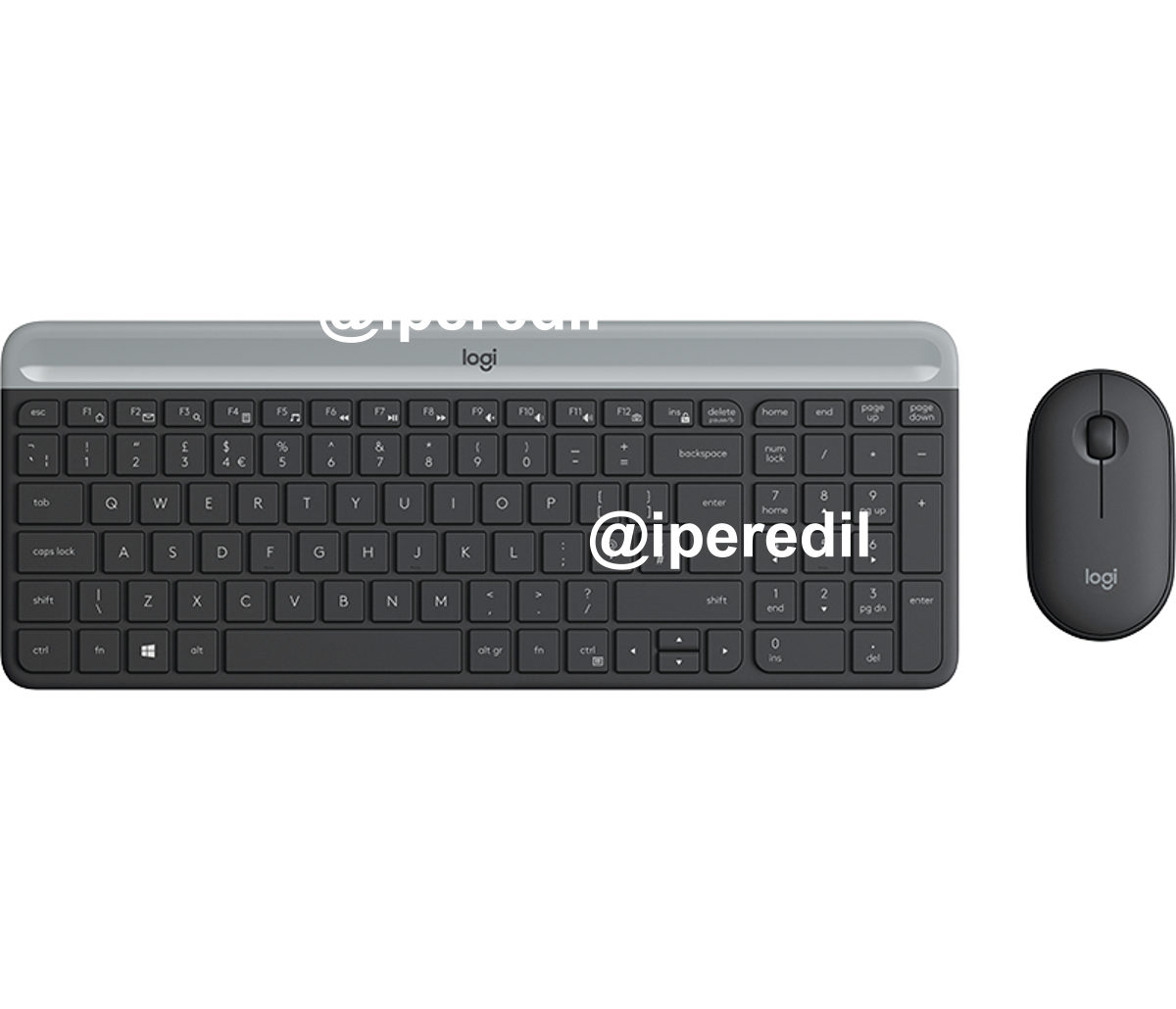 LOGITECH KIT TASTIERA+MOUSE WIRELESS USB NERO MK470 920-009196