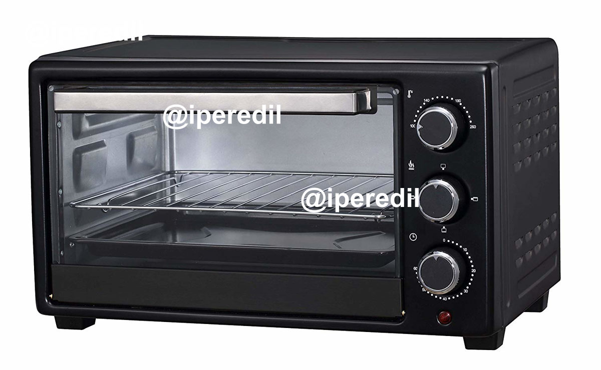 ZEPHIR FORNO ELETTRICO 21LT RIFINITURE PREMIUM 1280W NERO ZHC21N