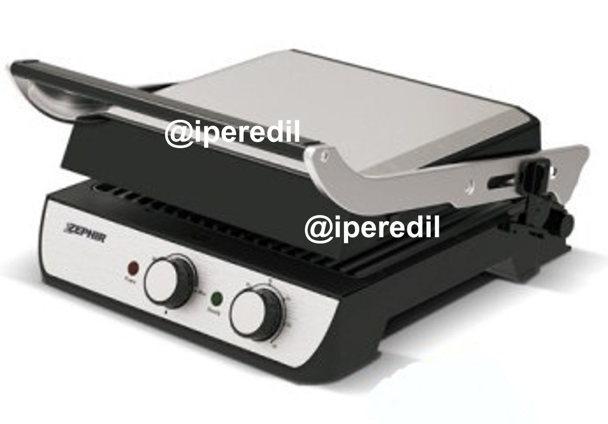 ZEPHIR BISTECCHIERA ELETTRICA APERT.180°PIASTRE AMOVIBILI 2000W ZHC657