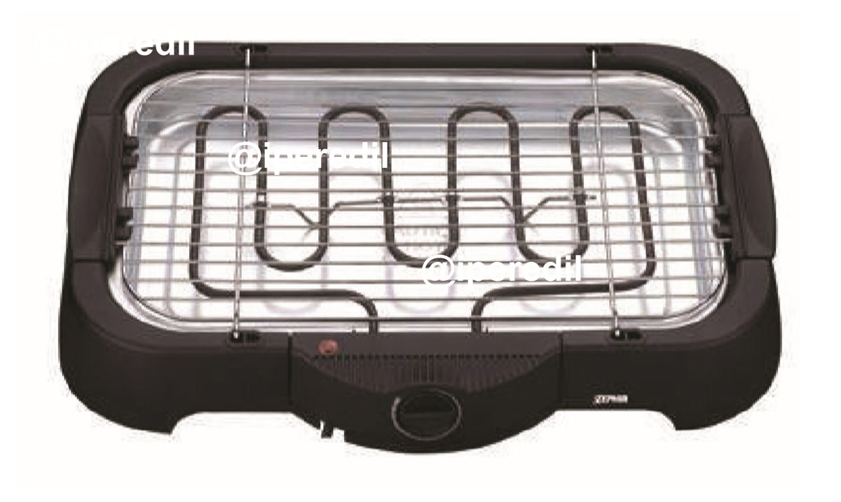 ZEPHIR BISTECCHIERA GRILL ELETTRICA CON GRIGLIA E TERMOST.2000W ZHC703