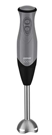 ZEPHIR FRULLATORE AD IMMERSIONEIN ACCIAIO 2 VELOCITA' 300W ZHC84