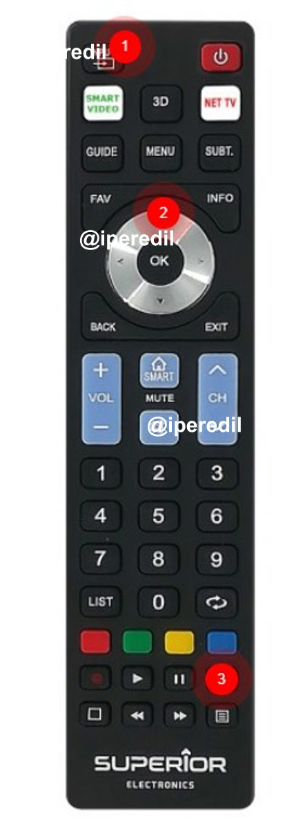 SUPERIOR TELECOMANDO UNIVER.SMART TV SAMSUNG/LG/SONY/PANASONIC/PHILIPS