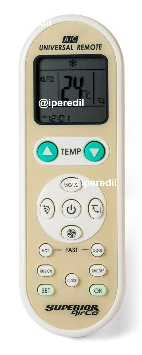 SUPERIOR TELECOMANDO UNIVERSALEPER CONDIZIONATORI SUPCU002