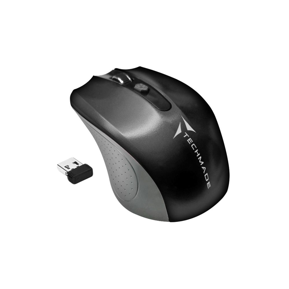 TECHMADE MOUSE OTTICO WIRELESS USB NERO TM-XJ30-BK