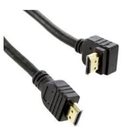TECNO CAVO HDMI 10 METRI TERMINALI ORO CON UNO CURVO SUPPORTA 4K