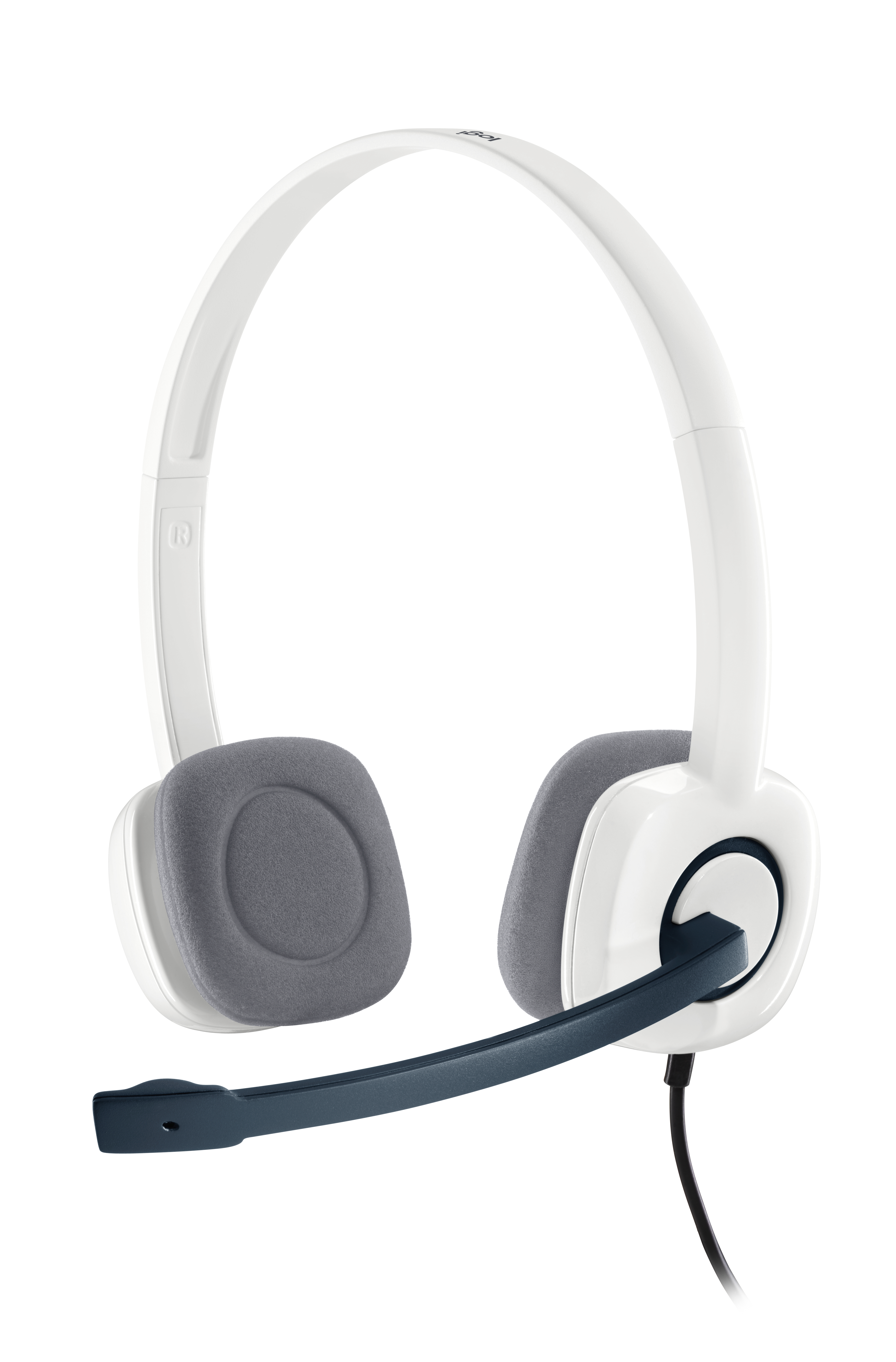 LOGITECH CUFFIE STEREO H150 COCONUT CON MICROFONO BIANCO 981-000350