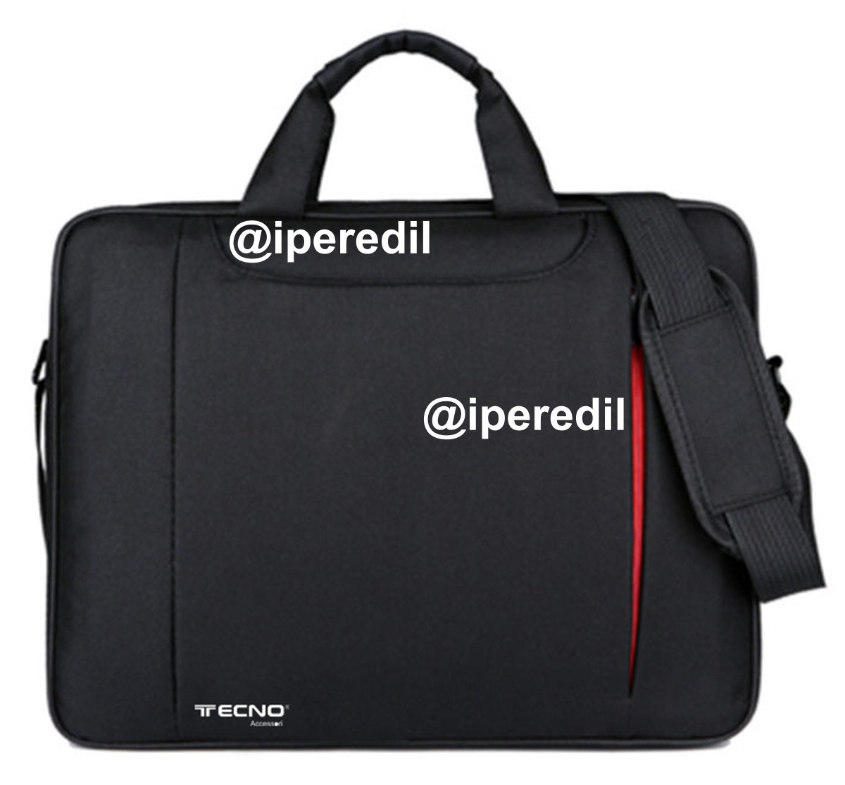 TECNO BORSA PER NOTEBOOK 15,6" MAT.TESSILE PROTEZIONE URTI NERO BAG-10