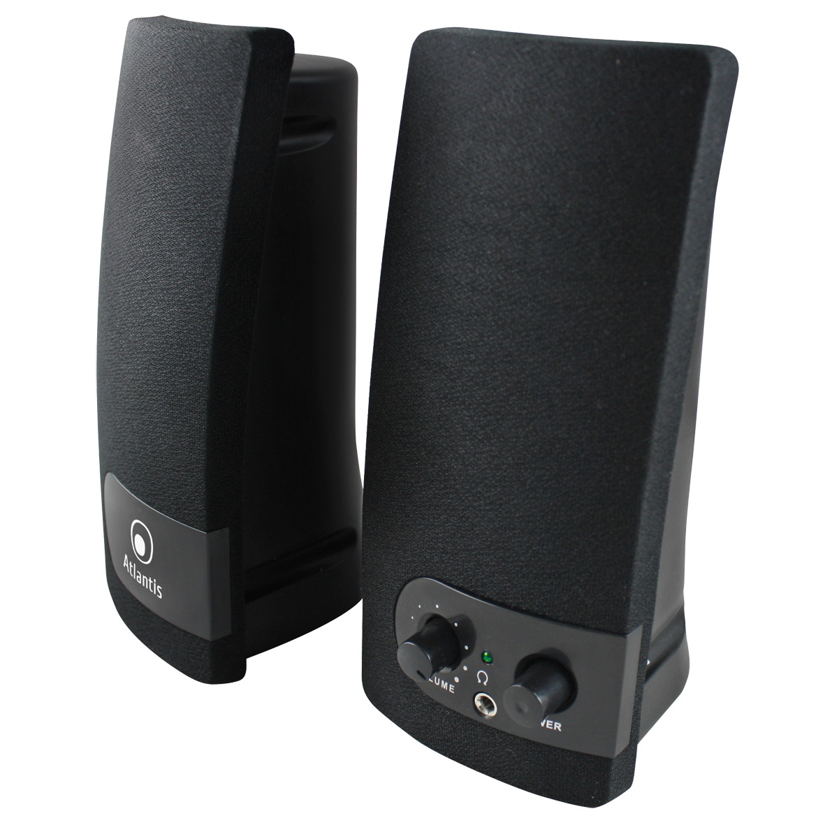 ATLANTIS SPEAKER 2.0 USB NERO P003-YDS-216