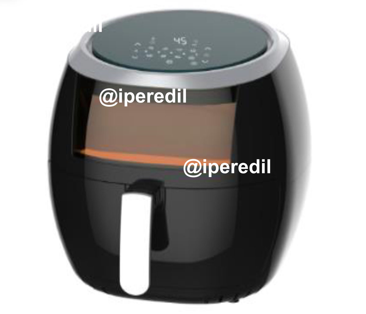 ZEPHIR FRIGGITRICE AD ARIA XL 6LT 1800W DISPLAY LED NERO ZHC60N