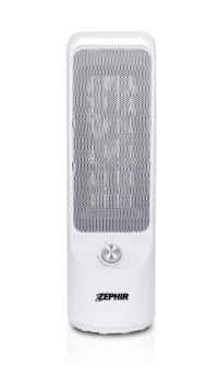 ZEPHIR STUFA A TORRETTA OSCILLANTE CERAMICA 1000/2000W BIANCO TW6000C