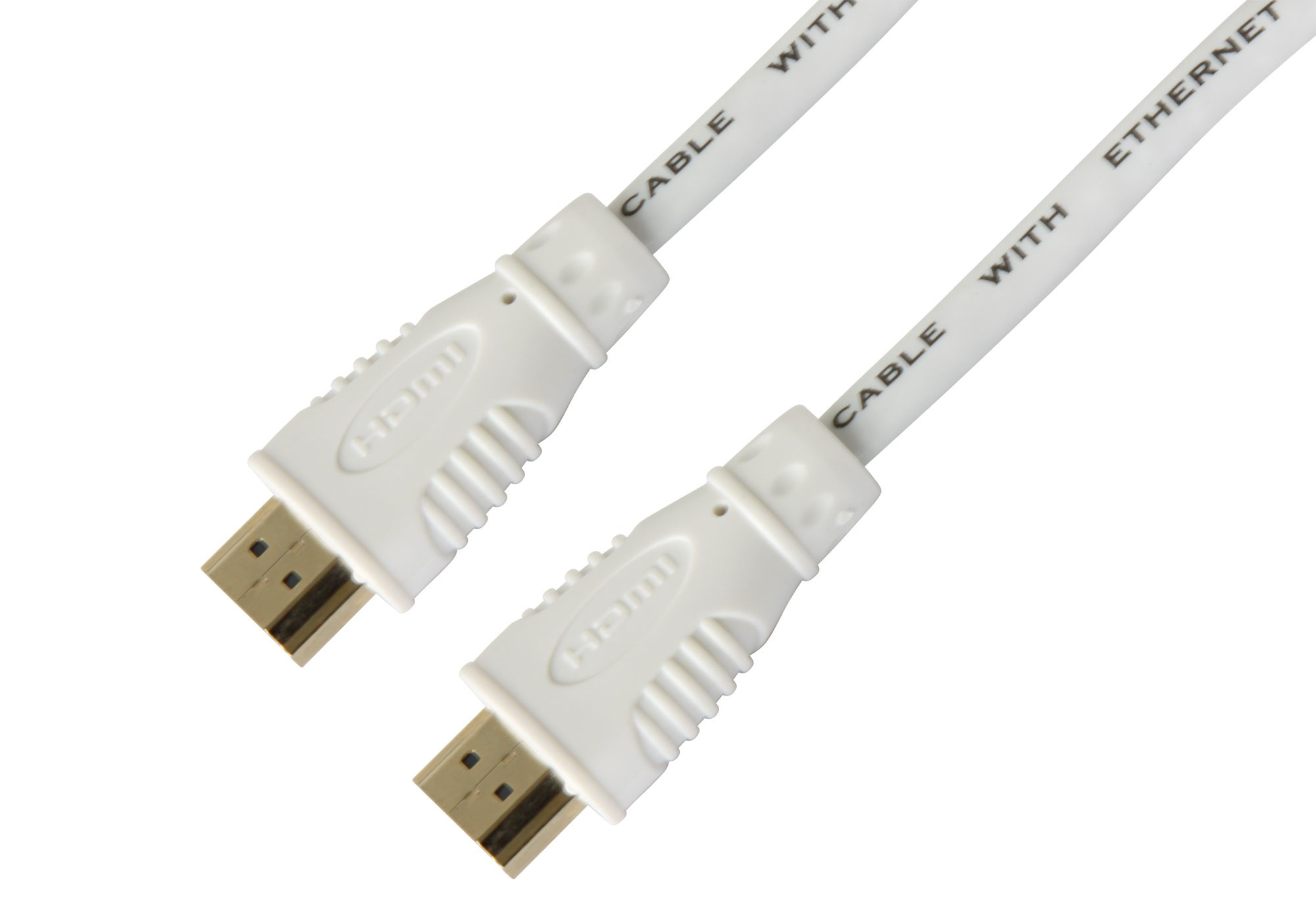 TECHLY CAVO HDMI 0,5 METRI TERMINALI ORO ETHERNET 4K BIANCO RETAIL