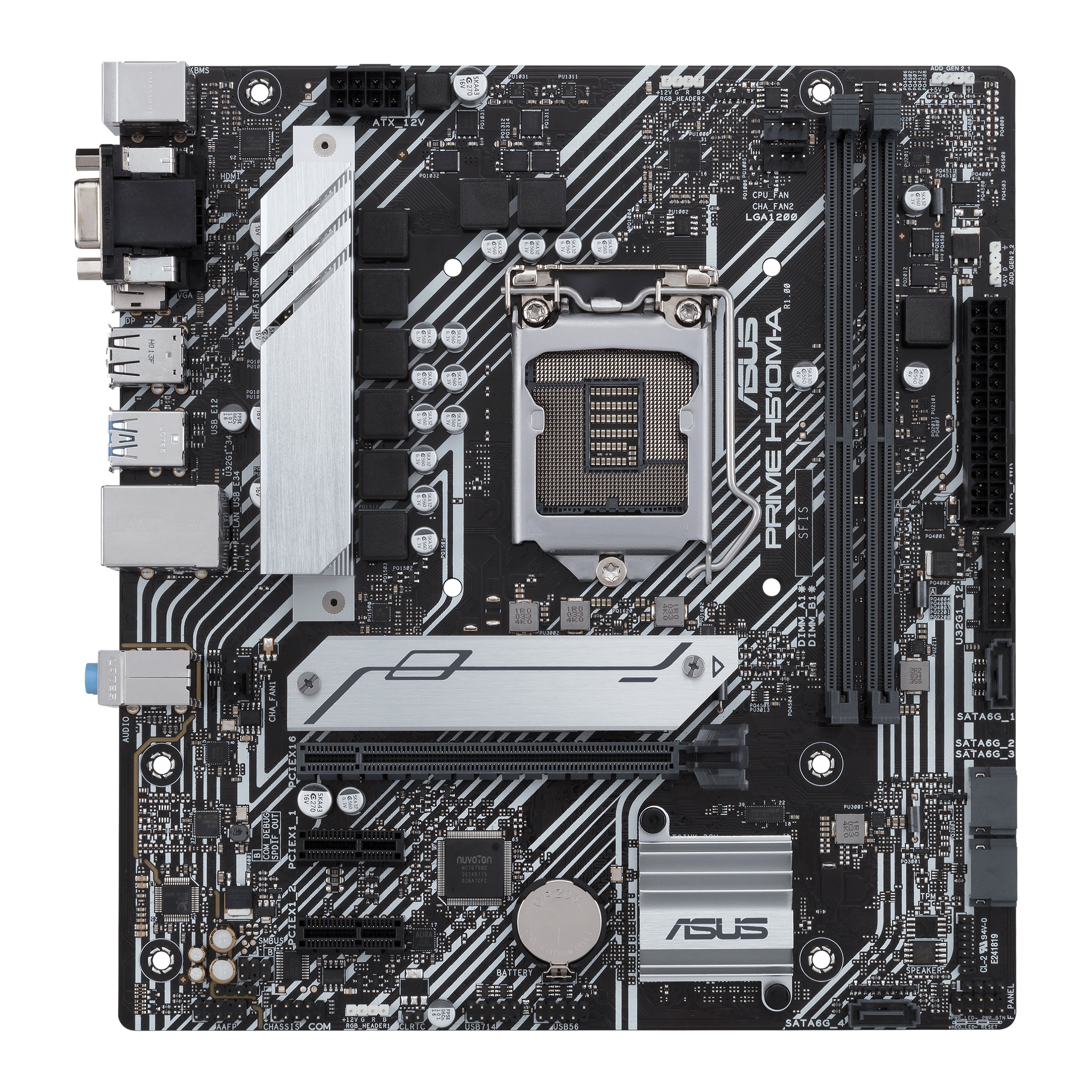ASUS MB 1200 10/11°GEN. PRIME H510M-A 2.0 2xDDR4 4xSATA M.2 VGA/DP/HDMI