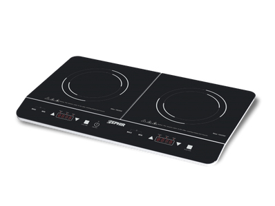 ZEPHIR PIASTRA INDUZIONE DOPPIACON DISPLAY 12/26CM 2800W ZHC14-16
