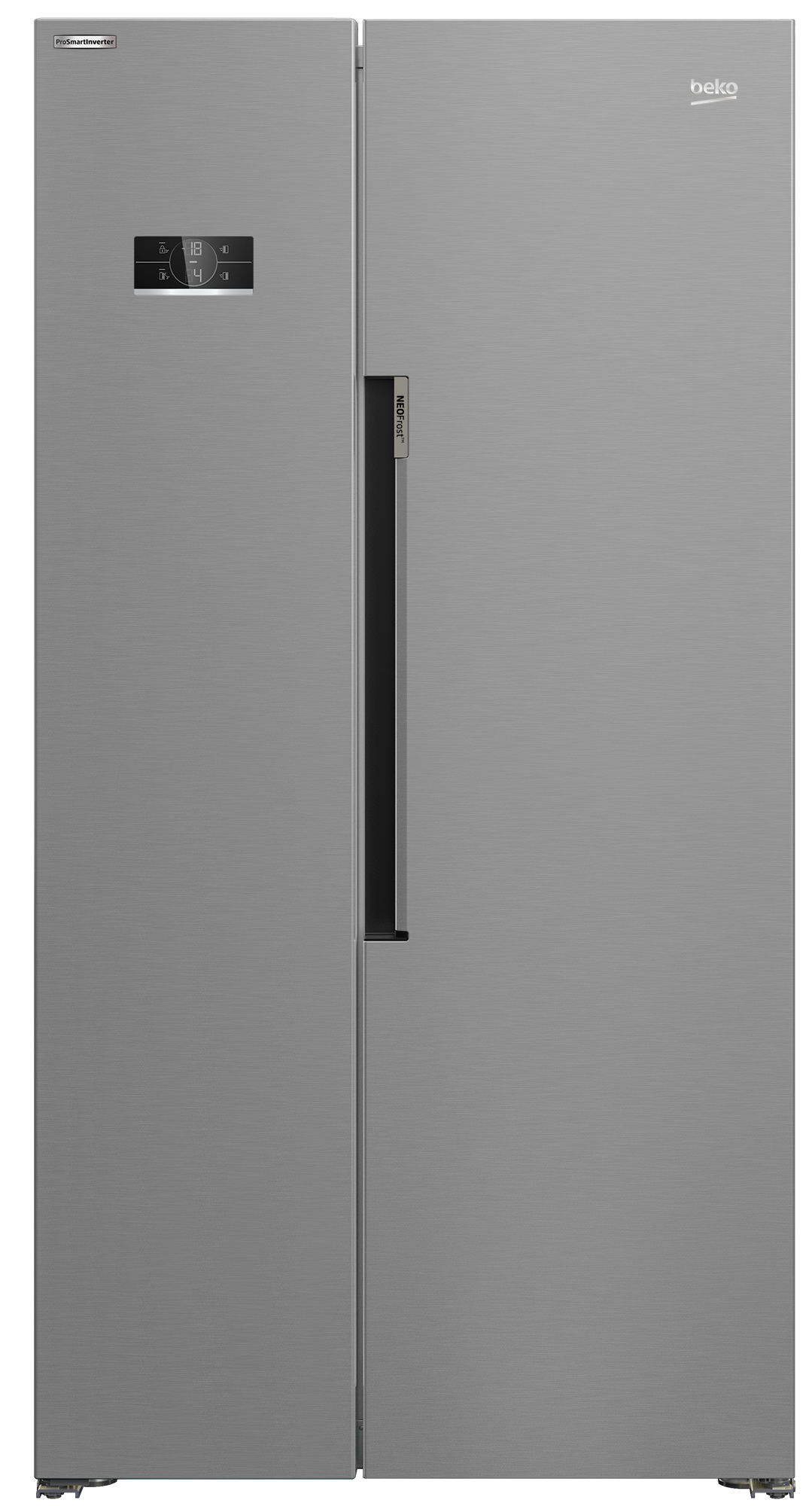 BEKO FRIGO SIDE BY SIDE TOT.NOFROST 640LT E METALLOOK 91CM GN1603140XBN