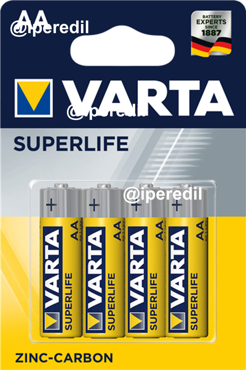 VARTA PILE STILO AA SUPER HEAVYDUTY ZINCO 4PZ