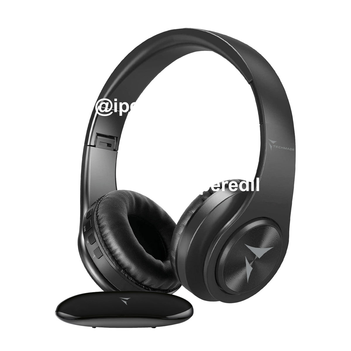 TECHMADE CUFFIE WIRELESS PER TVCON RICEVITORE NERO TM-YH690