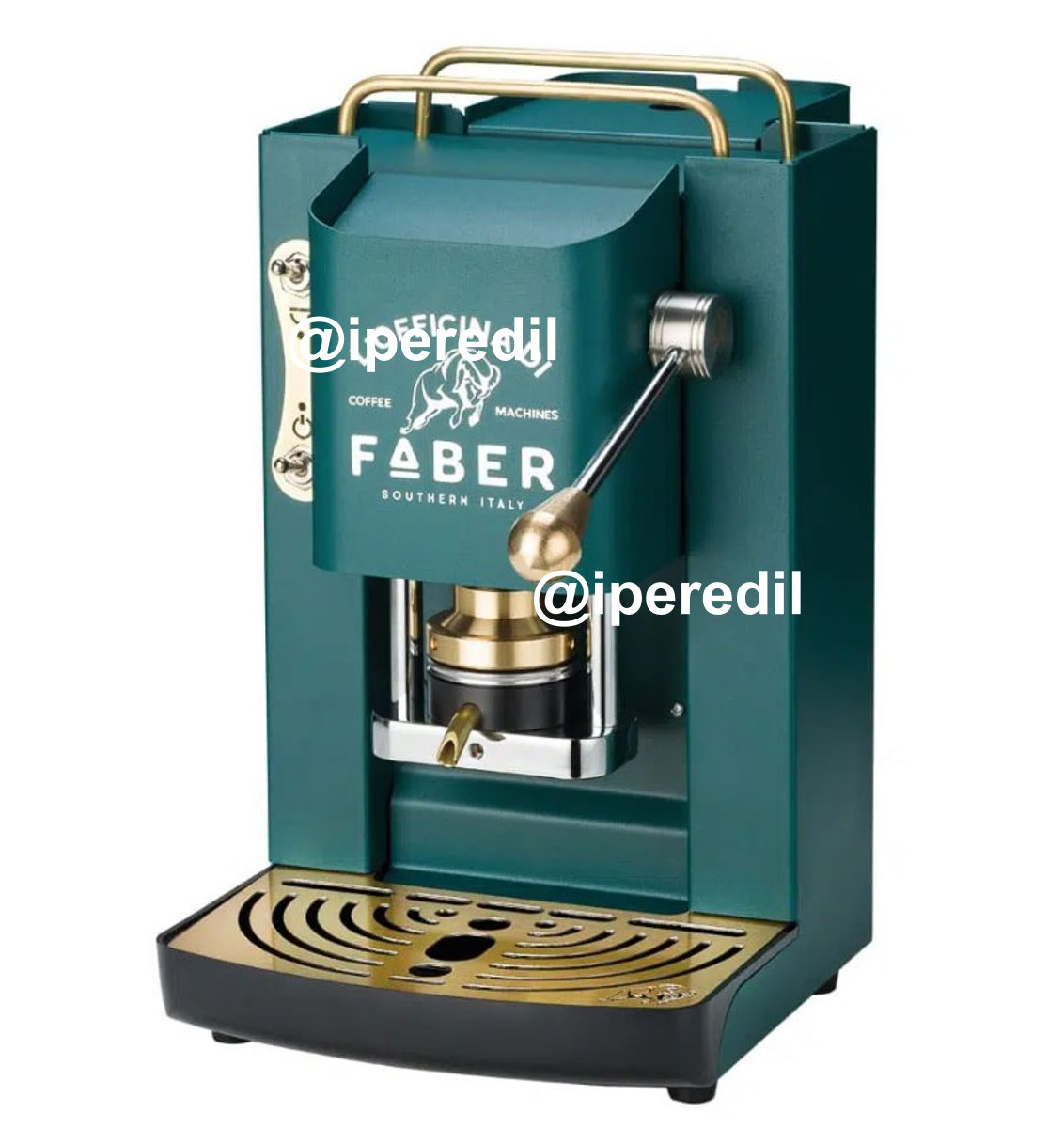 FABER MACCHINA DA CAFFE' A CIALDE PRO DELUXE BRITISH GREEN