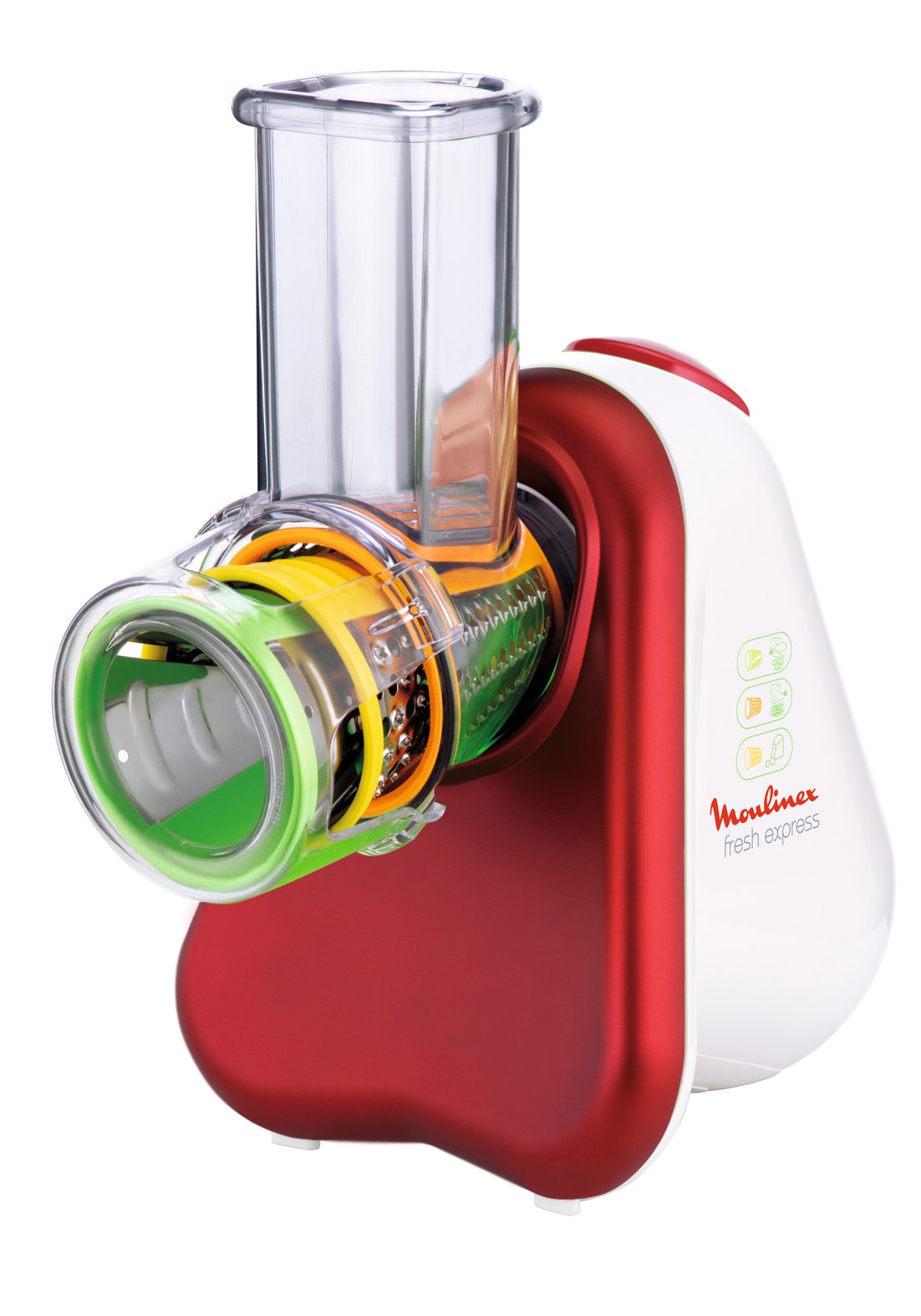 MOULINEX TRITATUTTO FRESH EXPRESS 3 CONI BIANCO/ROSSO 200W DJ753510