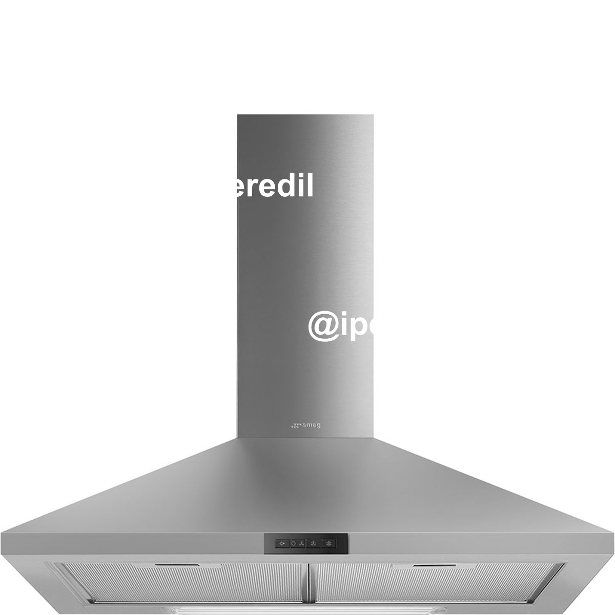 SMEG CAPPA ASPIRANTE A MURO 60CM 180W D INOX LUCE LED KDE600EX