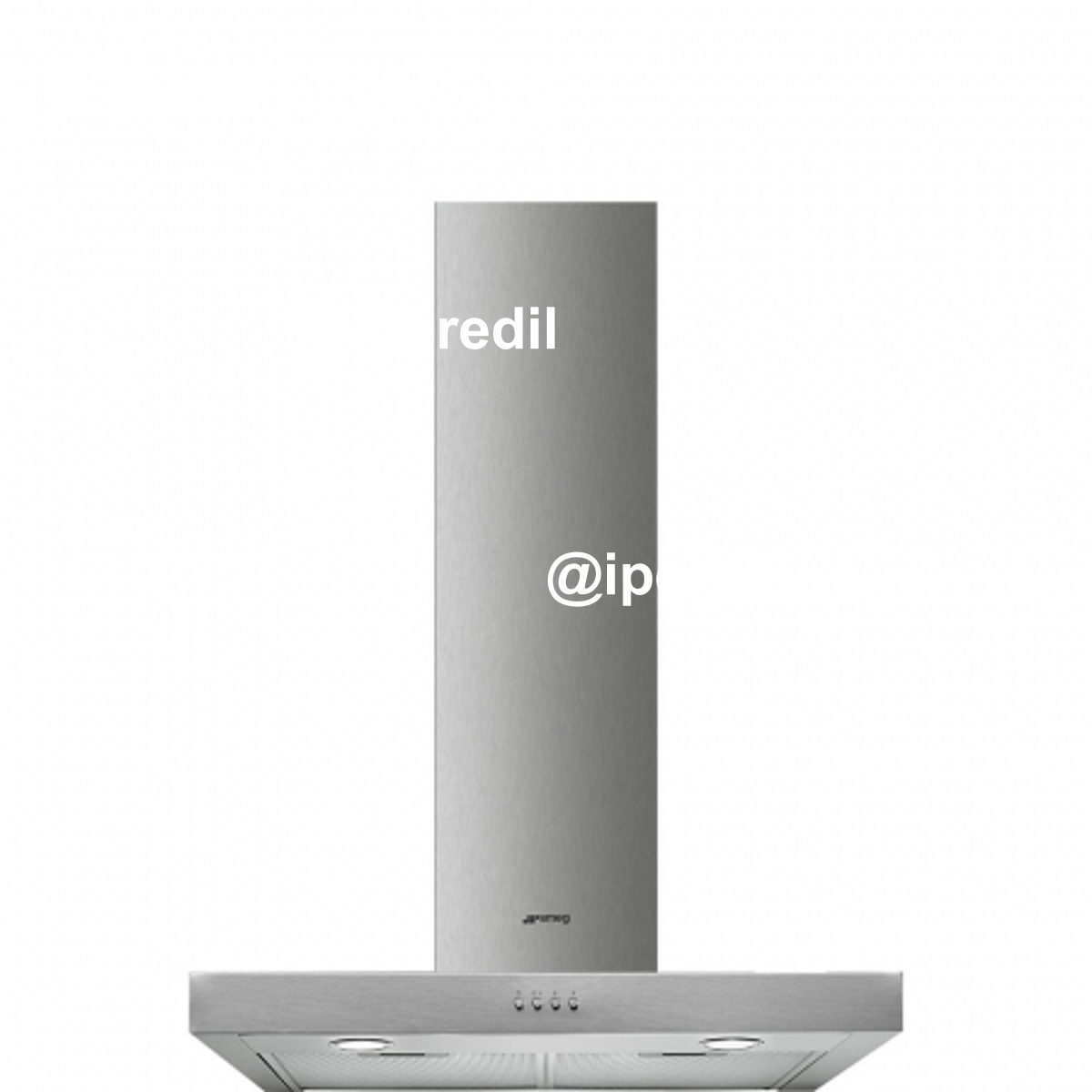 SMEG CAPPA ASPIRANTE A MURO 60CM 180W D LUCE LED INOX KATE600EX