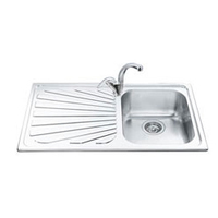 SMEG LAVELLO INOX A UNA VASCA GOCCIOLATOIO A SINISTRA SP861S