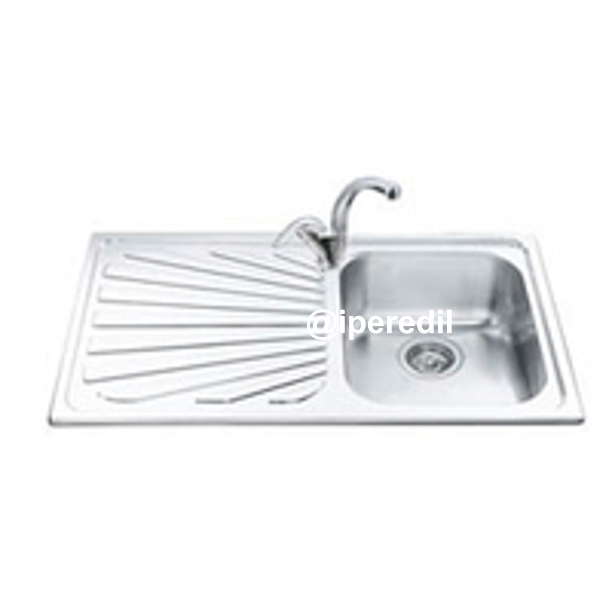 SMEG LAVELLO INOX A UNA VASCA GOCCIOLATOIO A SINISTRA SP861S