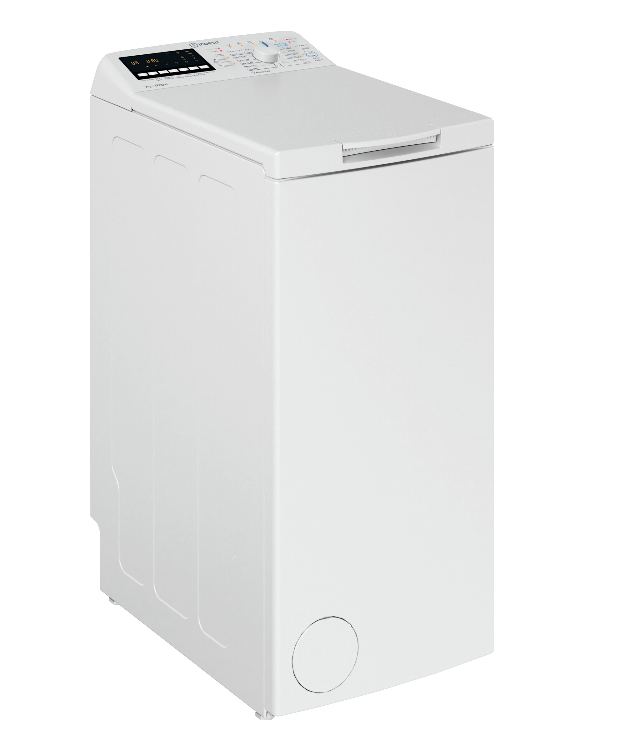 INDESIT LAVATRICE CARICA DALL'ALTO 7KG D DISPLAY 1200GIRI BTW B7231P IT