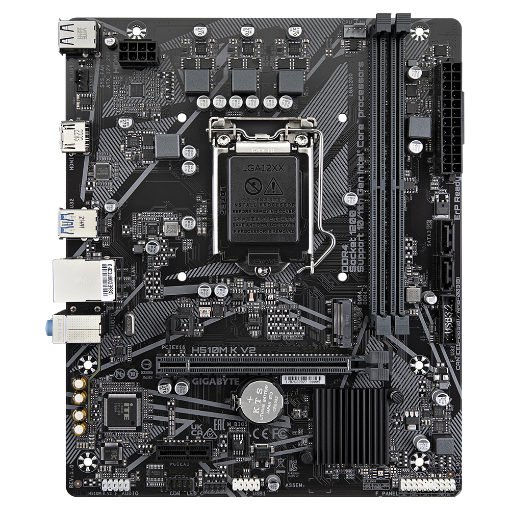 GIGABYTE MB 1200 10/11° GEN. H510M K V2 2xDDR4 2xSATA M.2 HDMI