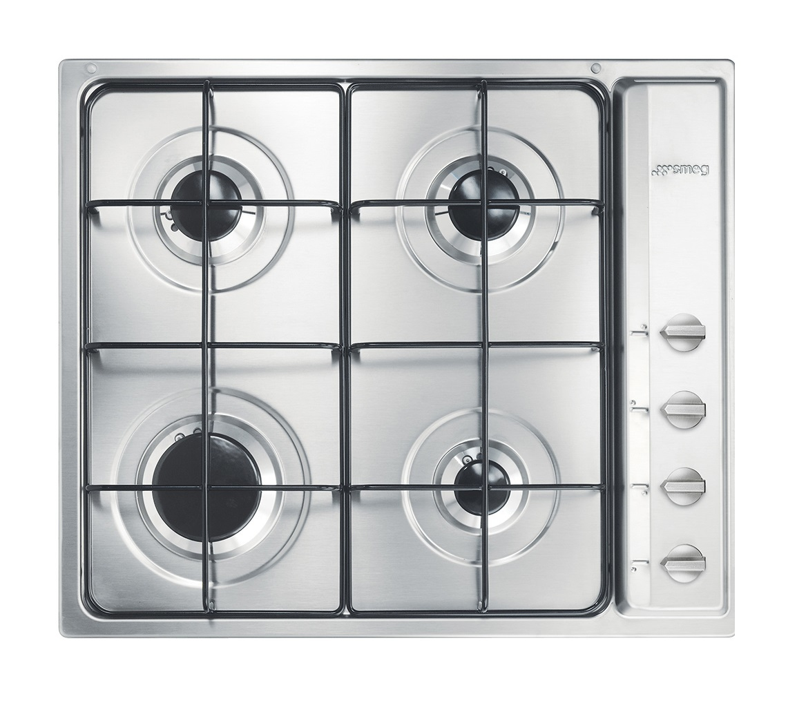 SMEG PIANO COTTURA INCASSO GAS 4 ZONE 60CM INOX S64S - 300005752