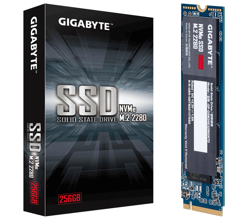 GIGABYTE HDD SSD M.2 2280 PCIe 3.0 NVME 256GB GP-GSM2NE3256GNTD