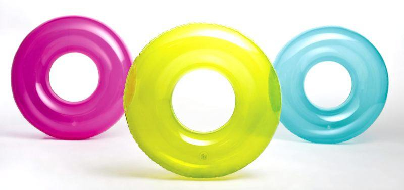INTEX SALVAGENTE COLORATO 76CMx24 ETA' 8+ MAX 40KG 59260