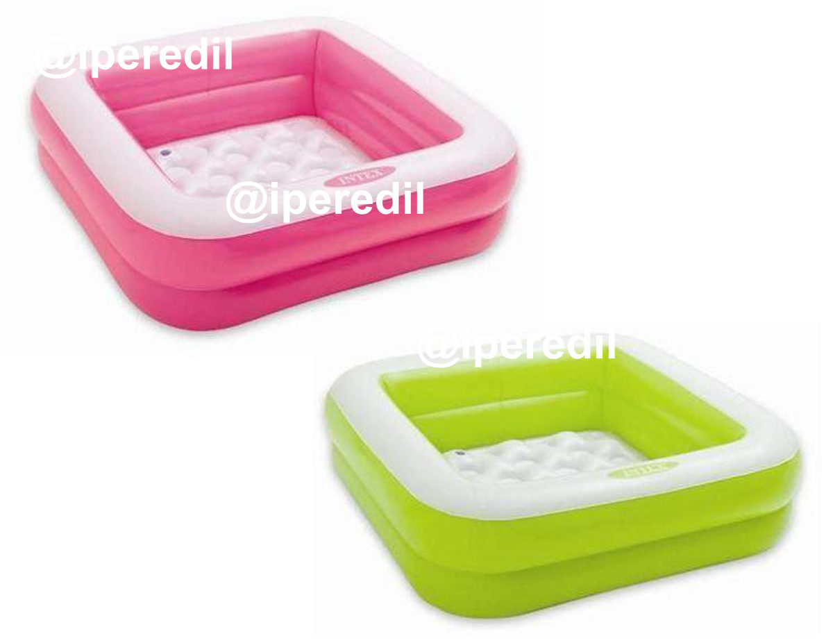 INTEX PISCINA BABY GONFIABILE QUADRATA 86x86x25CM COL.ASSORTITI 57100