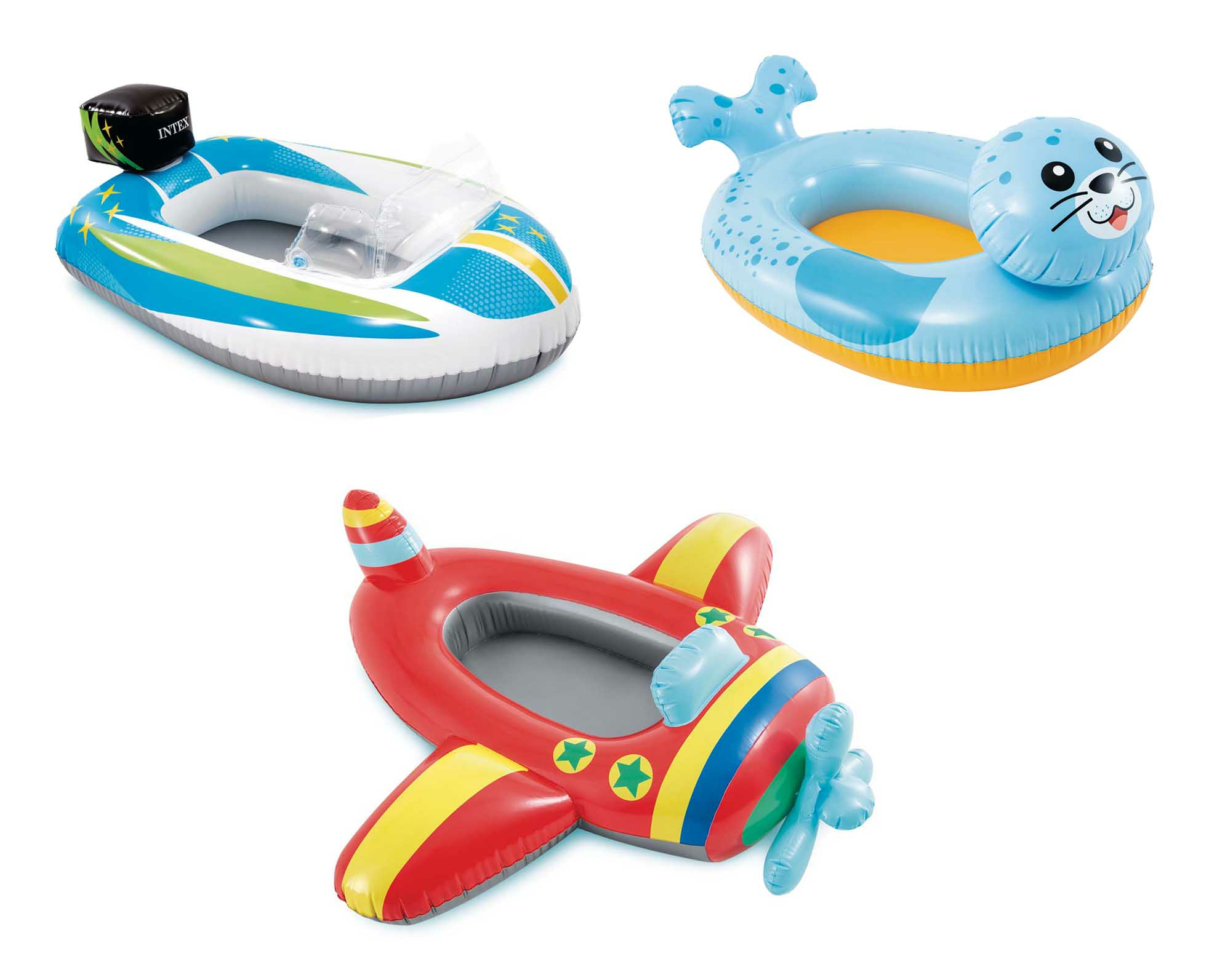 INTEX CANOTTINI GONFIABILI ASSORTITI 3/6ANNI MAX 27KG 59380