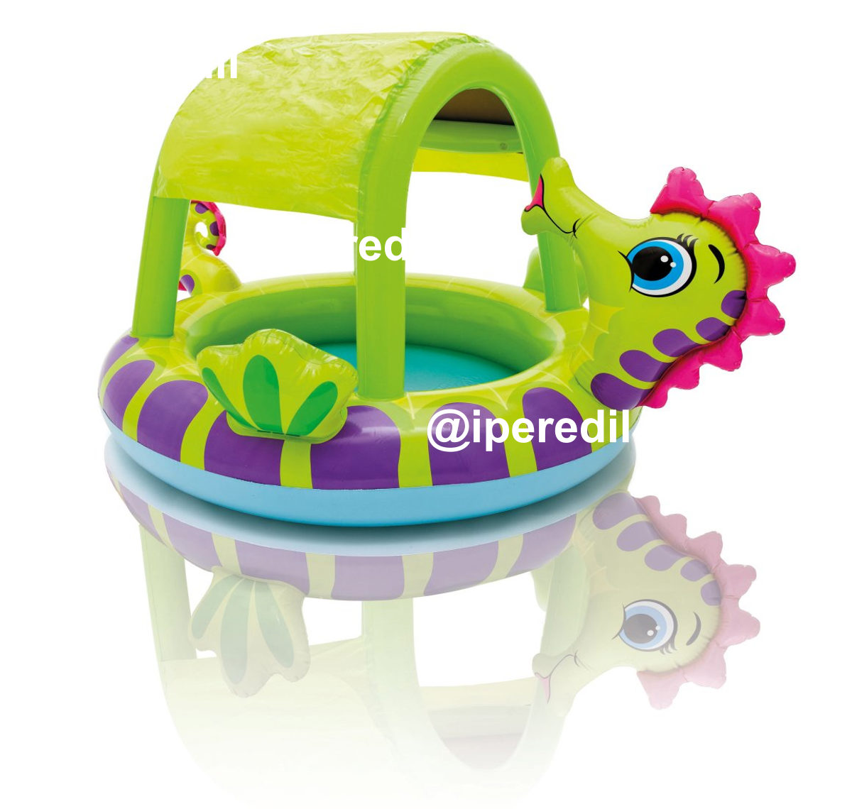 INTEX PISCINA BABY TRE ANELLI CON PALLINE ROTONDA 1/3ANNI 86x25 48674