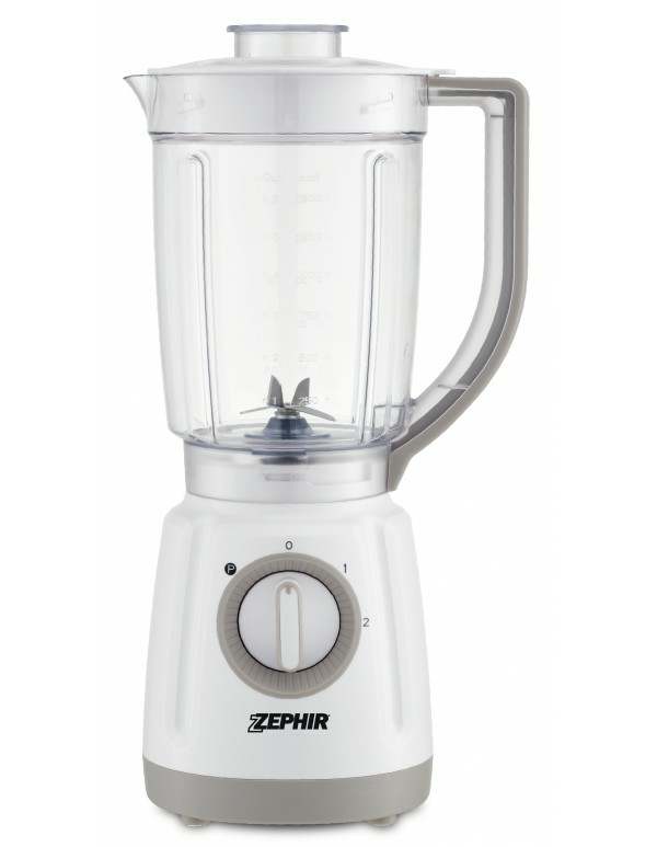 ZEPHIR FRULLATORE 1,5LT LAMA ACCIAIO 2VEL. 800W BIANCO ZHC495