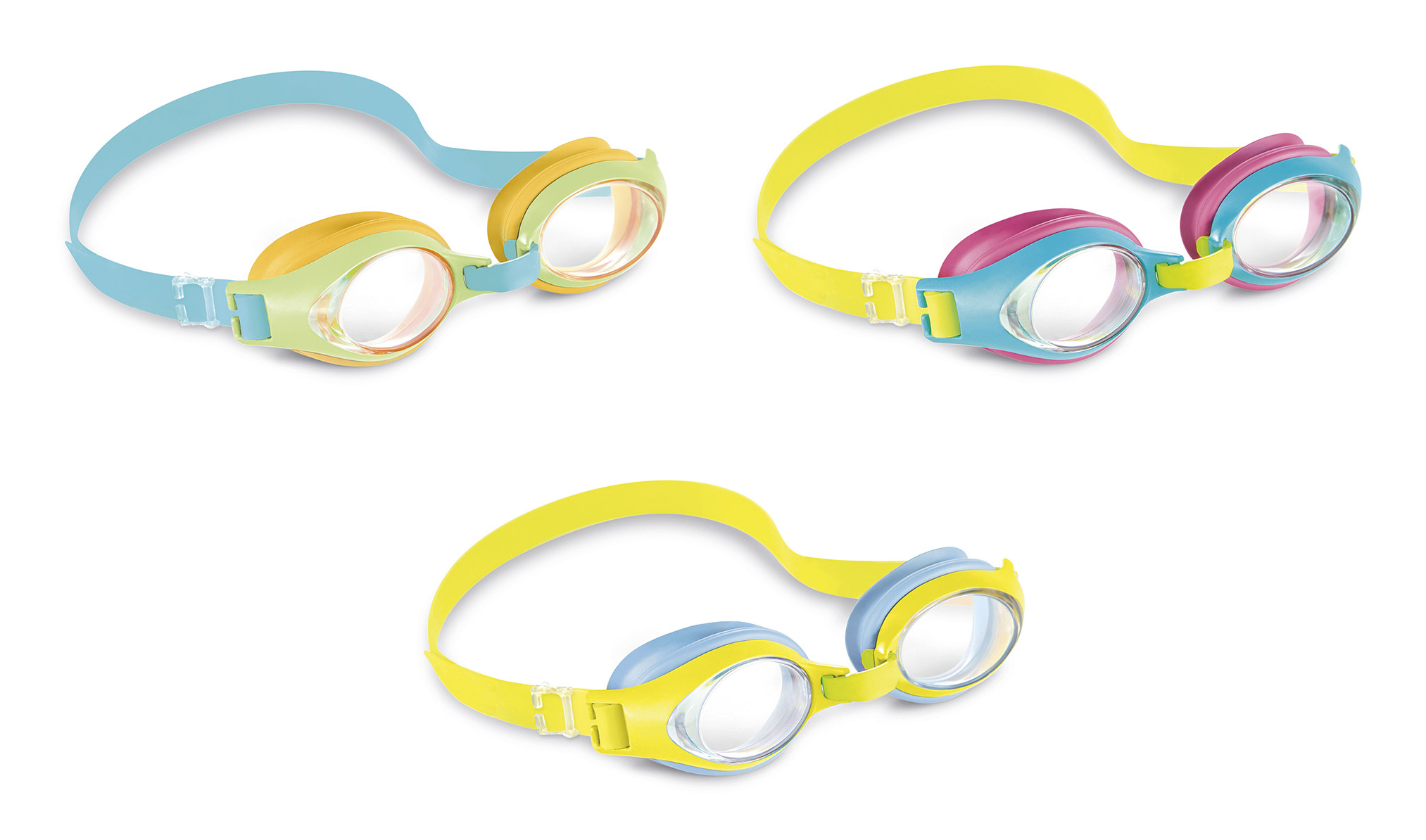 INTEX OCCHIALINI JUNIOR PER BIMBI 3/8 ANNI COLORI ASSORTITI 55611