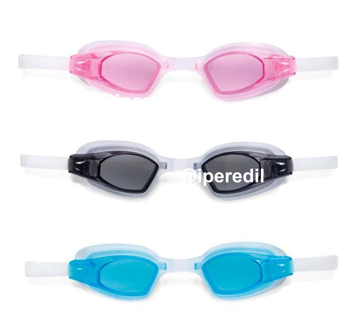 INTEX OCCHIALINI FREE STYLE PERBIMBI ETA' 8+ COLORI ASSORTITI 55682