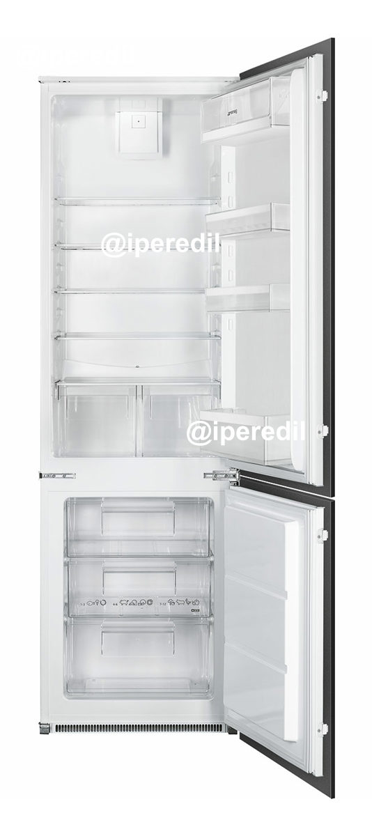 SMEG FRIGO INCASSO COMBINATO VENTILATO NO FROST 269LT E BIANCO C41721E