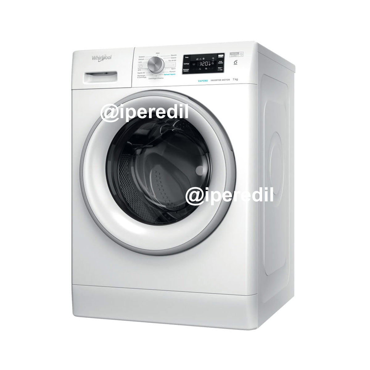 WHIRLPOOL LAVATRICE 7KG INVERTER VAPORE A 1400 GIRI FFB 7469 SV IT