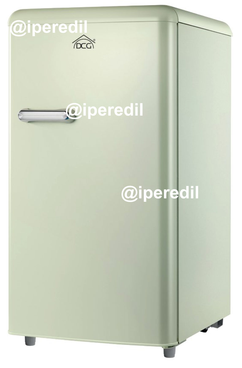 DCG FRIGO MONOPORTA LINEA RETRO' 100LT E CREMA MF100C