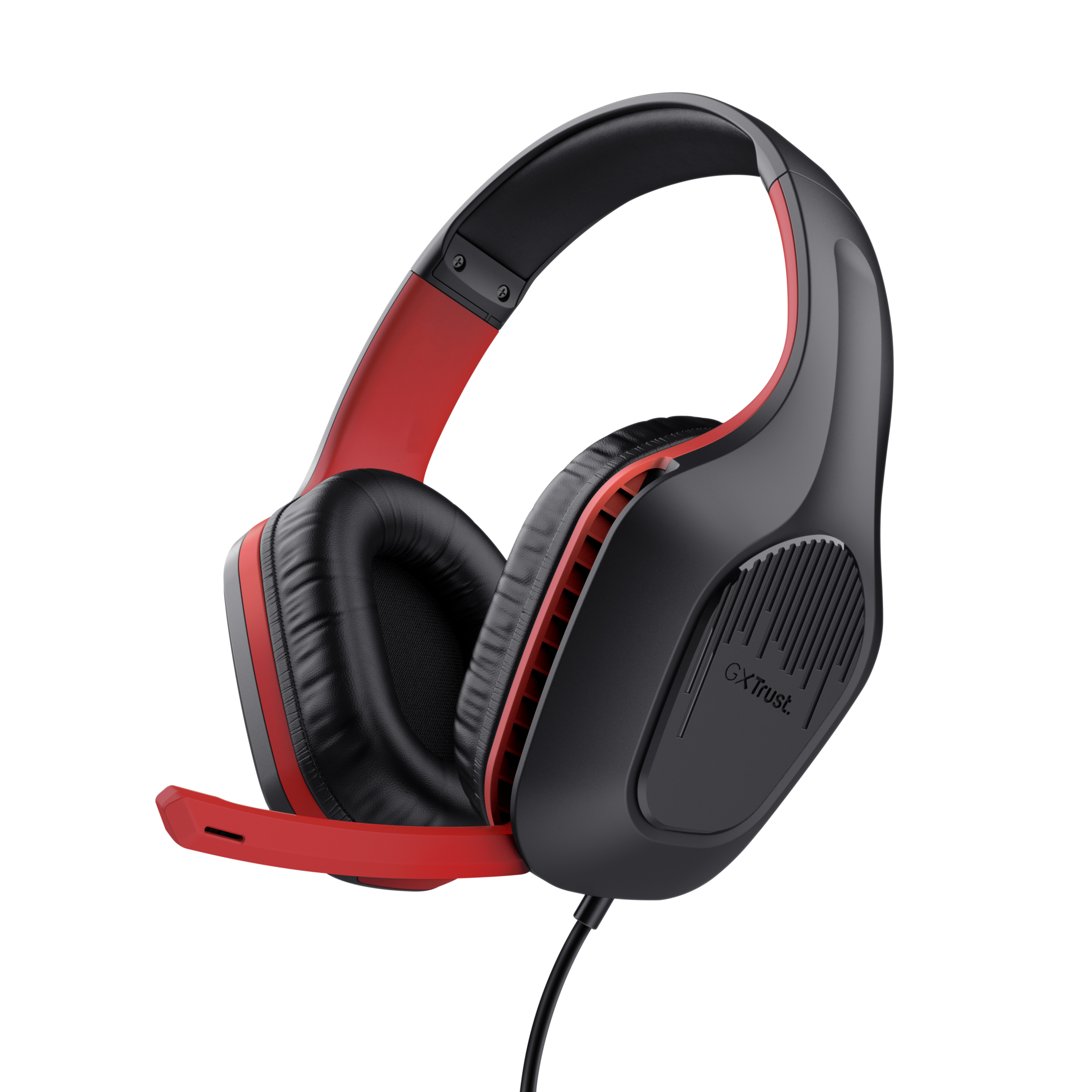 TRUST CUFFIE GXT 415S ZIROX GAMING MICROFONO NERO/ROSSO 3.5MM 24995