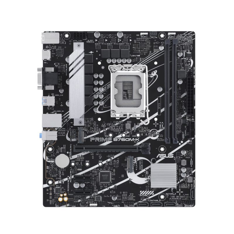 ASUS MB 1700 12/13/14°GEN. B760M-K 2xDDR5 4xSATA M.2 VGA/HDMI