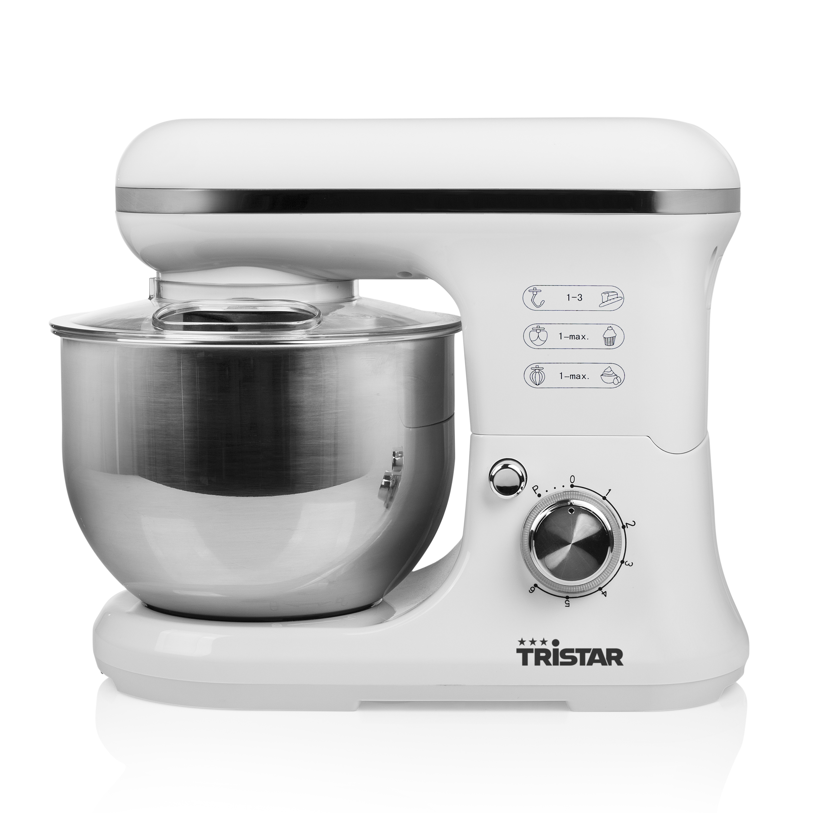 TRISTAR IMPASTATRICE 5LT MULTIFUNZIONE 1200W BIANCO/INOX MX-4817