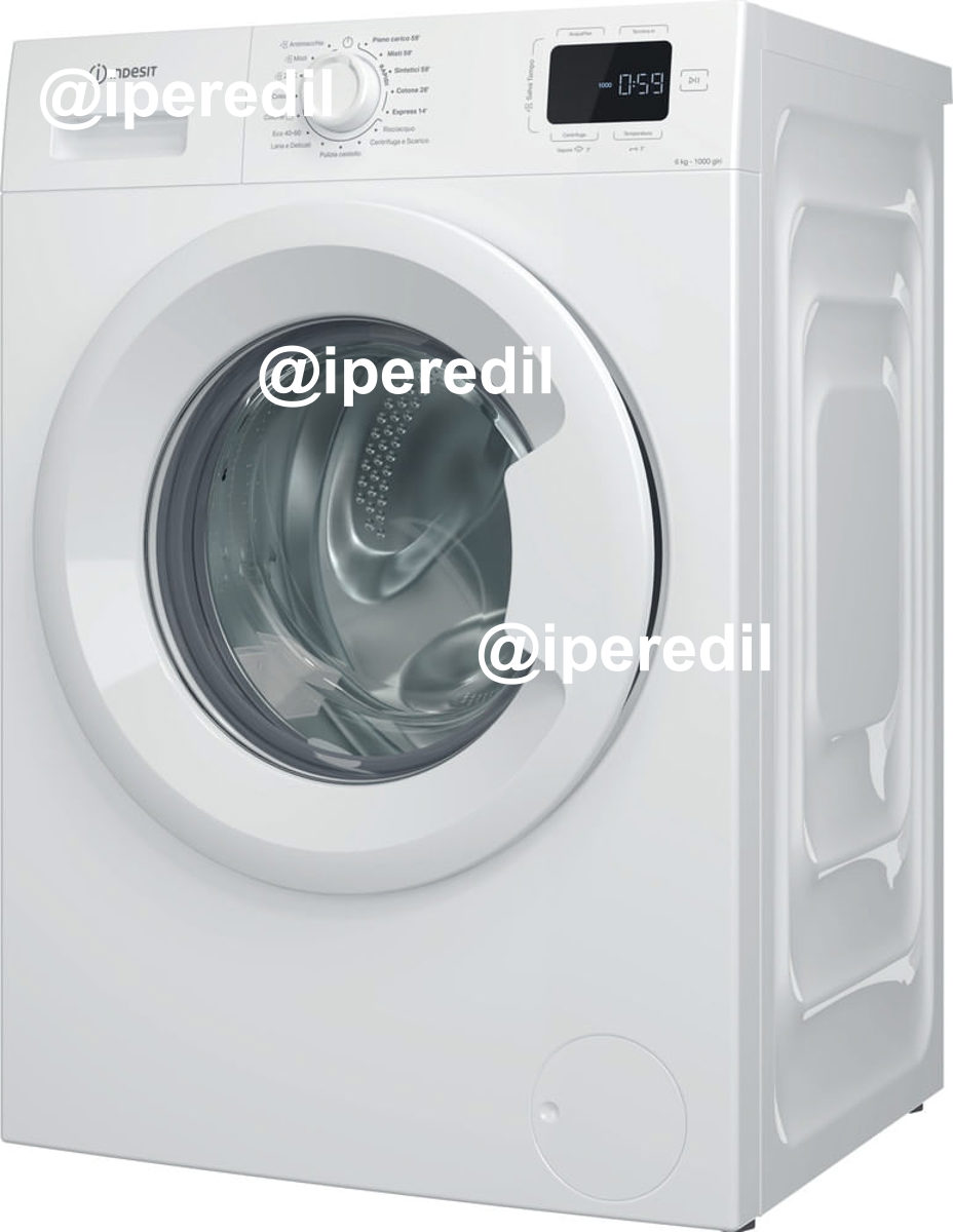 INDESIT LAVATRICE 6KG SLIM INVERTER B 1000GIRI VAPORE IM 640 MY TIME IT